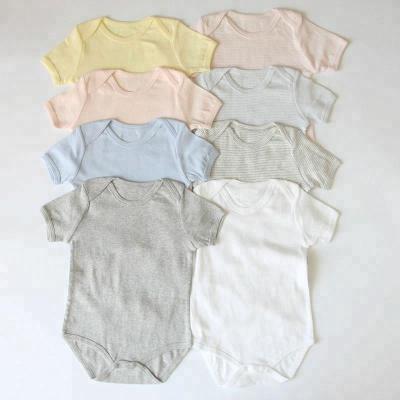 China Sale Baby Summer Cotton Breathable Warm Organic Baby Clothes Newborn Baby Pajamas Set for sale