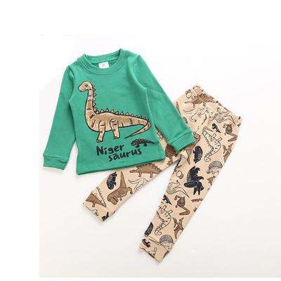 China Wholesale Breathable Kid Clothing Boys Pajamas 100% Cotton Pajamas Set for sale