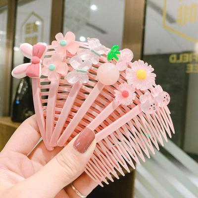 China Fashionable Bangs Hair Combs for Kids Combing Non-slip Cute Hair Princess Hairpins Girls Hair Accessories for sale