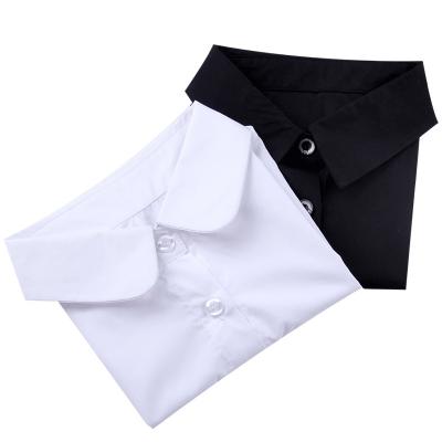 China 2021 New Round Neck Detachable Collar Women Shirt Breathable Fake Collar Clothing Accessories All-match Round Collar for sale