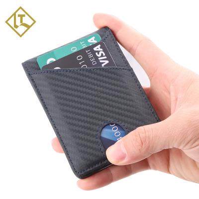 China RFID Blocking Leather Minimalist Front Pocket Wallet Leather Men Wallet Money Clip RFID Blocking Slim Wallet Money Clip for sale