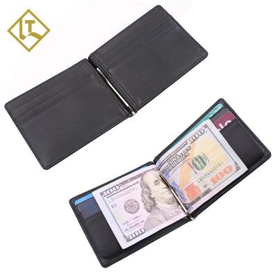 China RFID Blocking 2022 Minimalist Wallets For Men With Money Clip Hot Selling Amazon PU Leather Wallet for sale