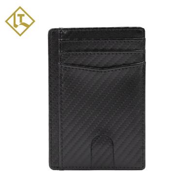 China RFID Blocking Card Holder Men's Business Slim Credit Card Wallet Wallet RFID Card Holder for sale