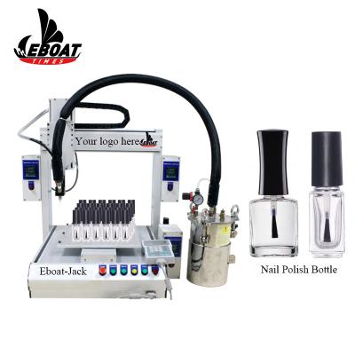 China Automatic Beverage Nail Polish Filling Line Easy To Fill Electric Thick Oil Liquid Filling Machine For Gel Nail Polish for sale