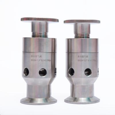 China Beer fermentation exhaust stainless steel sus304 safety pressure relief valve for sale