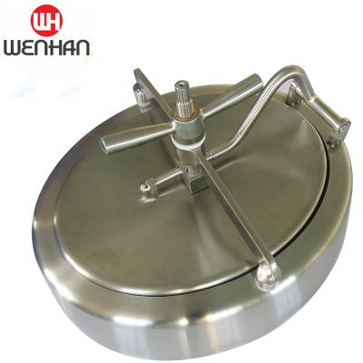 China food & Manway Beverage Plant Oval with Beveled Edge for sale