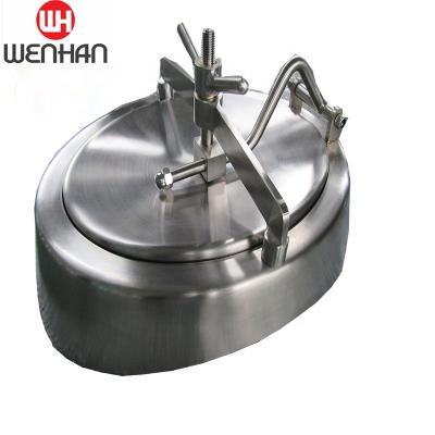 China Beer Fermentation Equipment Oval Stainless Steel Manhole for sale