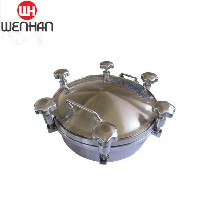 China Brew sanitary manhole covers container pressure equipment food grade stainless steel manway/sanitary tank cover/stainless steel for sale