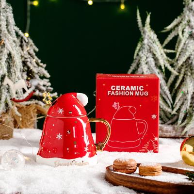 China Sustainable Festive Office Home Festive Gift Set Ceramic Coffee Mug for sale