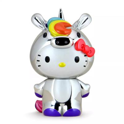 China China oem odm cartoon vinyl figure/custom 3d electroplate vinyl toy/customized art vinyl toy manufacturers for sale