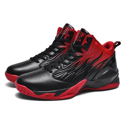 China CUSHIONING fashion street basketball style sports shoes high top professional sports wear-resistant men's shoes wholesale for sale