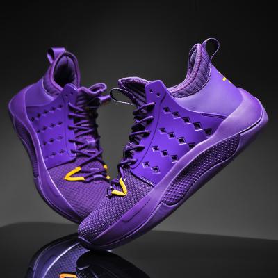 China CUSHIONING hot sale fashionable basketball shoes size 36-45 high top popular trend basketball shoes wholesale high quality for sale