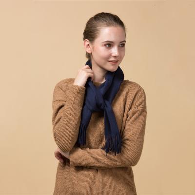 China 2019 New Middle Hot Winter Design Plain Scarf Cashmere Wool Scarf for sale