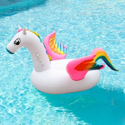 China Wholesale Fly Board Water Sport Factory Price Fun Rainbow Pool Toys Floats Inflatable Pool Float for sale