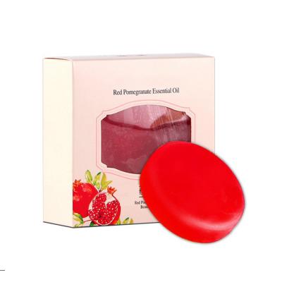 China Allcare 100g Custom Basic Cleansing Pomegranate Improve Roughness Essential Oil Soap for sale