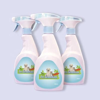 China 500ml Viable Odor Removing Dog Cat Urine Litter Deodorizer Pet Deodorizer Bottle Smelly Spray for sale