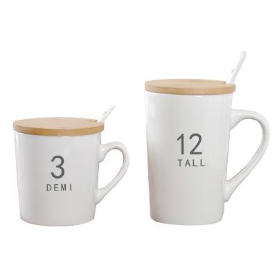 China Viable Lightweight Ceramic Porcelain Mugs Latte Mug Travel Porcelain Type Ceramic Mug for sale