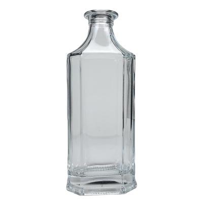 China Manufacturer Material Supply Crystal Material Square Brandy Bottle from Crystal factory price for sale