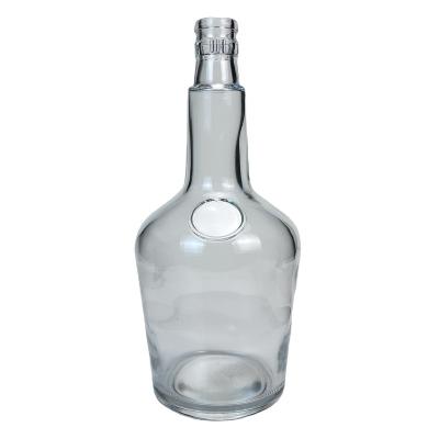 China Factory Supply Crystal Material Durable Brandy Bottle Portable Clear Bottle Fast Delivery Brandy Bottle for sale