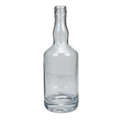 China Crystal Material Cheap Price Factory Wholesale Brandy Bottle For Sale Circular for sale