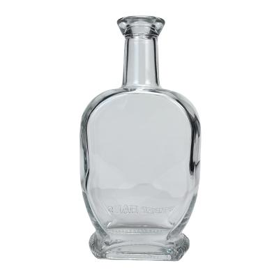 China Chinese Flat Brandy Bottle For Sale High Quality Wholesale Crystal Material Hot Selling Glass for sale