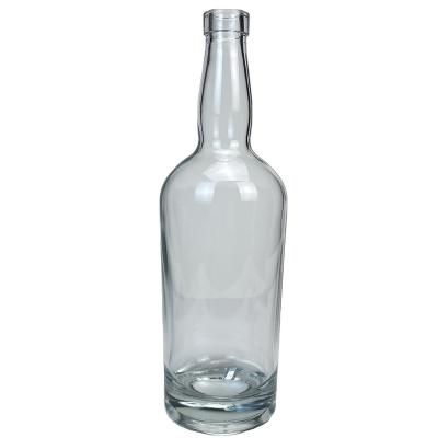 China Factory sale quality crystal material China Brandy Bottle circular transparent cheap directly for sale