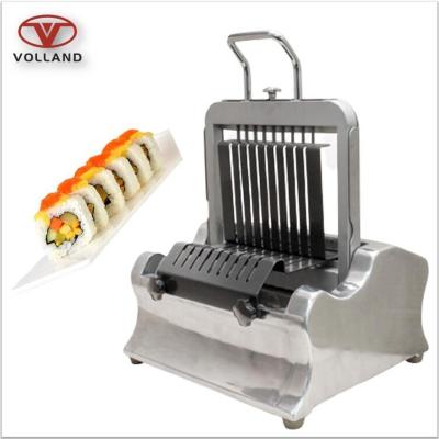 China sushi slicer/uniform sushi roll cutter/manual sushi cutting machine for sale