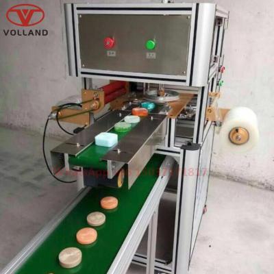 China Soap factory cling film soap packaging machine/transparent film soap packing machine soap packaging/strench film for sale