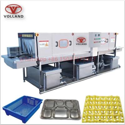 China Hotels Plastic Floor Slats Cleaning Machine / Poultry Broilers Cages Washing Machine / Automatic Dinner Dish Washer for sale