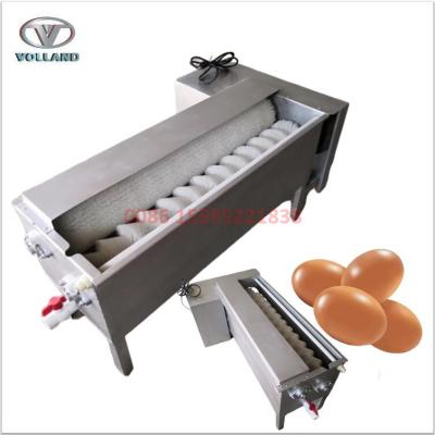 China High efficiency small washing machine for duck egg/chicken egg/chicken egg cleaning machine brush seal for sale