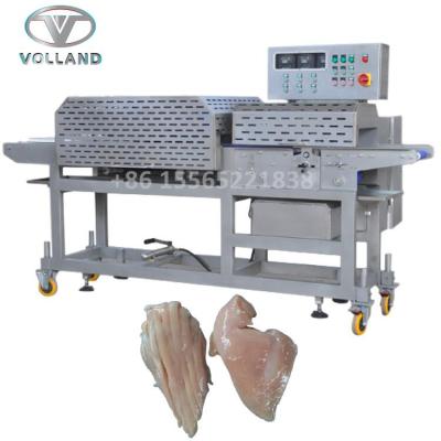 China All-in-one Horizontal Chicken Breast Layer Slicing Machine Fresh Meat Slicer/Professional Meat Slices Strips Cutting Machine for sale