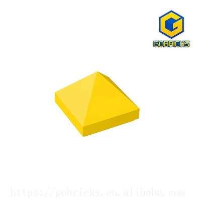 China DIY TOY [Gobricks] 45 Quad Slope GDS-837 (No.22388) 1x1x2/3 Convex - 1x1 Four-sided Slope Tiles for sale