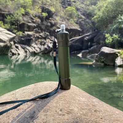 China Removes Survival Life UF Min 99.9999% Straw Water Filter Personal Water For Survival Outdoor Water Filter Camping Straw for sale