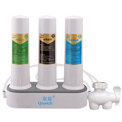 China Eco - freindly 3 Stage Countertop Water Purifier / Kitchen Water Filter , Non Electric Counter Top Water Filter for sale