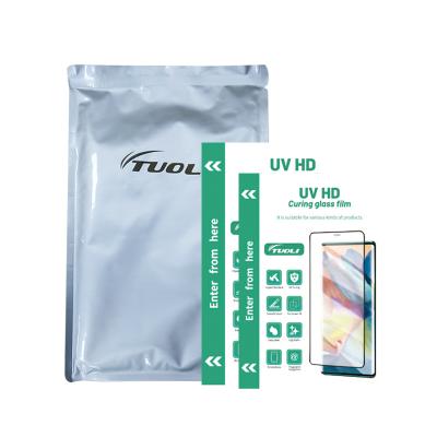 China PC/Notebook Tuoli Screen Protector Film 180*120mm Sheet Tempered Glass Auto UV Glass Film X9H for sale