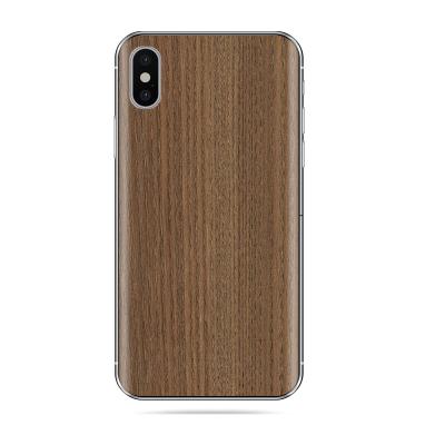 China 2021 Mobile Phone Wood Grain Mobile Phone Back Protector Adhesive Back Sticker For Phone Cutting Protective Film for sale