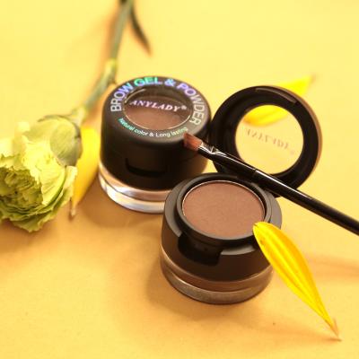 China Wholesale Long Lasting Makeup Private Label Brow Powder Sweatproof Anylady Vegan Eyebrow Powder for sale