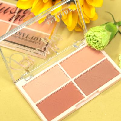 China Waterproof 2023 custom brand air cushion blush to blush to lighten face natural red-pink orange cheek make up blush for sale