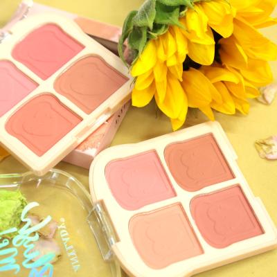 China High Quality Custom Powder Matte Single Blush Makeup Face Pigment Logo Palette Waterproof Private Label Blusher for sale