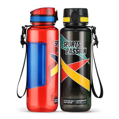 China UZSPACE 1.2L LFGB/BSCI Tritan BPA Viable Free Water Bottle With Filter for sale