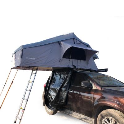 China Camouflage game camping roof top tent/family car aluminum top roof tent field for sale