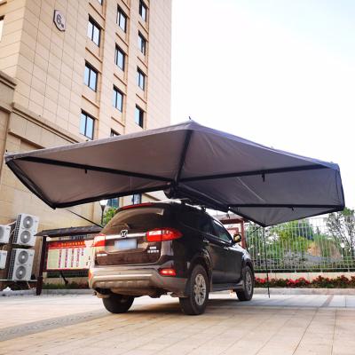 China Extended type car tent 270 free standing car side tent foxwing top tent 270 degree for sale