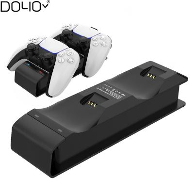 China Quick Charging Dual USB LA PS 5 Game Station 5 Controller Charging Dock Stand Charger for PlayStation 5 PS5 for sale