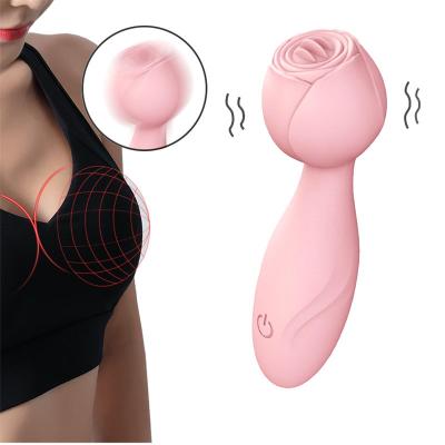 China Wholesale extended flower licking shaped small wireless toy for woman long licking vibrator rose vibrator with tongue for sale