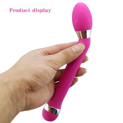 China Silicone Rechargeable Vibrator Speed ​​Vibrator Handheld Strong Sex Toys For Woman Purple Power Waterproof Battery Loveaider Vaginal Vibrators for sale