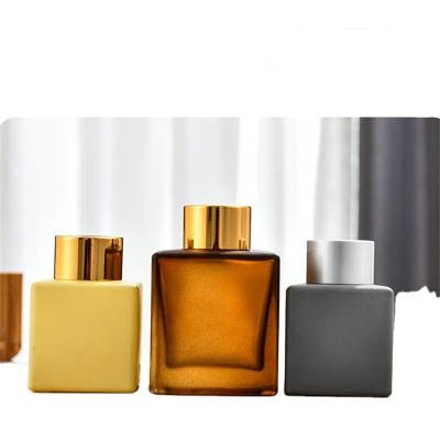 China Perfume Square Aromatherapy Bottle Diffuser Oil 50ml 100ml 150ml 200ml 500ml Reed Diffuser Bottle for sale