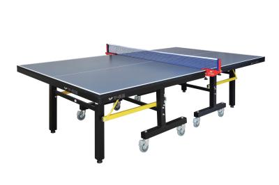 Chine Tableau extérieur de ping-pong de dessus de table de 25mm avec 4 roues 15,5 pouces de taille nette 9ft x 5ft à vendre