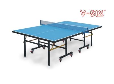 Cina Singola piegatura della tavola da ping-pong esterna durevole con il bene mobile facile del bordo di plastica di alluminio in vendita