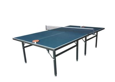 China De beweegbare Binnenpingponglijst Enige het Vouwen Blauwe Gemakkelijke Kleur installeert voor Recreatie Te koop