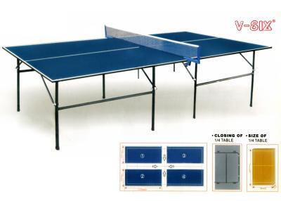 China Standaard Vouwbare Pingponglijst Binnen 4 in 1 12 Mm-Dikte voor Familierecreatie Te koop